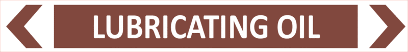 Lubricating Oil Pipe Marker PI 450311