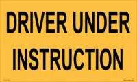 Driver Under Instruction V2672