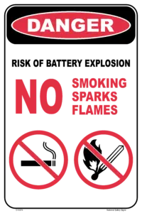 Danger risk of Battery Explosion D10374