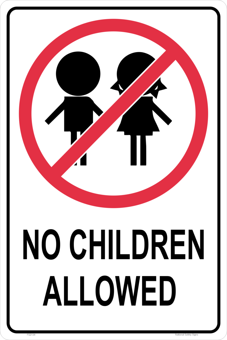 No Children Allowed Sign C no-children-allowed-sign-c