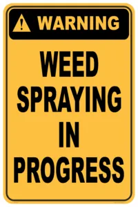 Weed Spraying in progress W30328