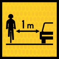 Multi Message Passing Bicycles 1M Sign MM993
