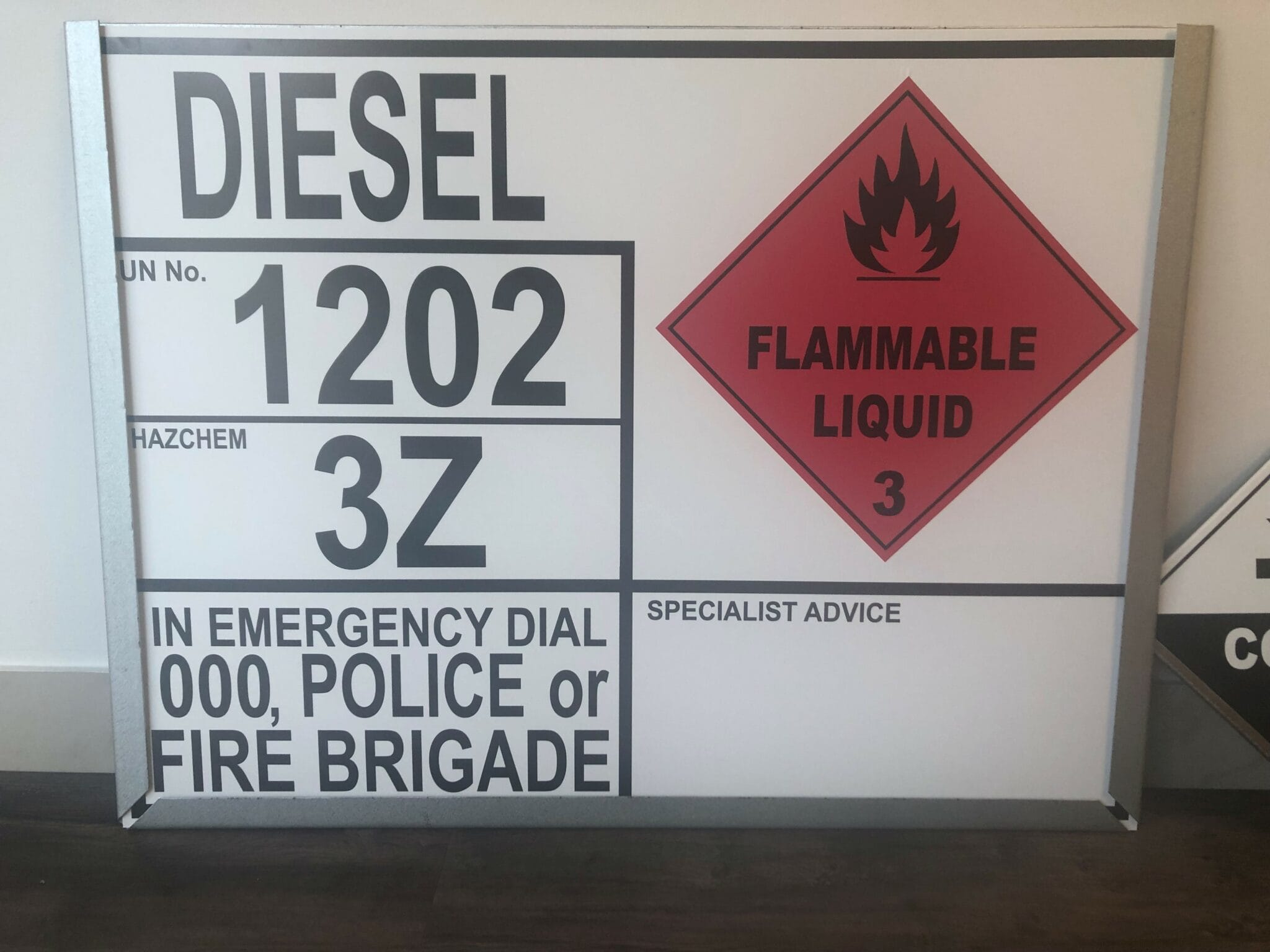 Emergency Information Panel Sign Holder - National Safety Signs