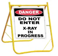 X-Ray in Progress Sign and Stand Combo A400309