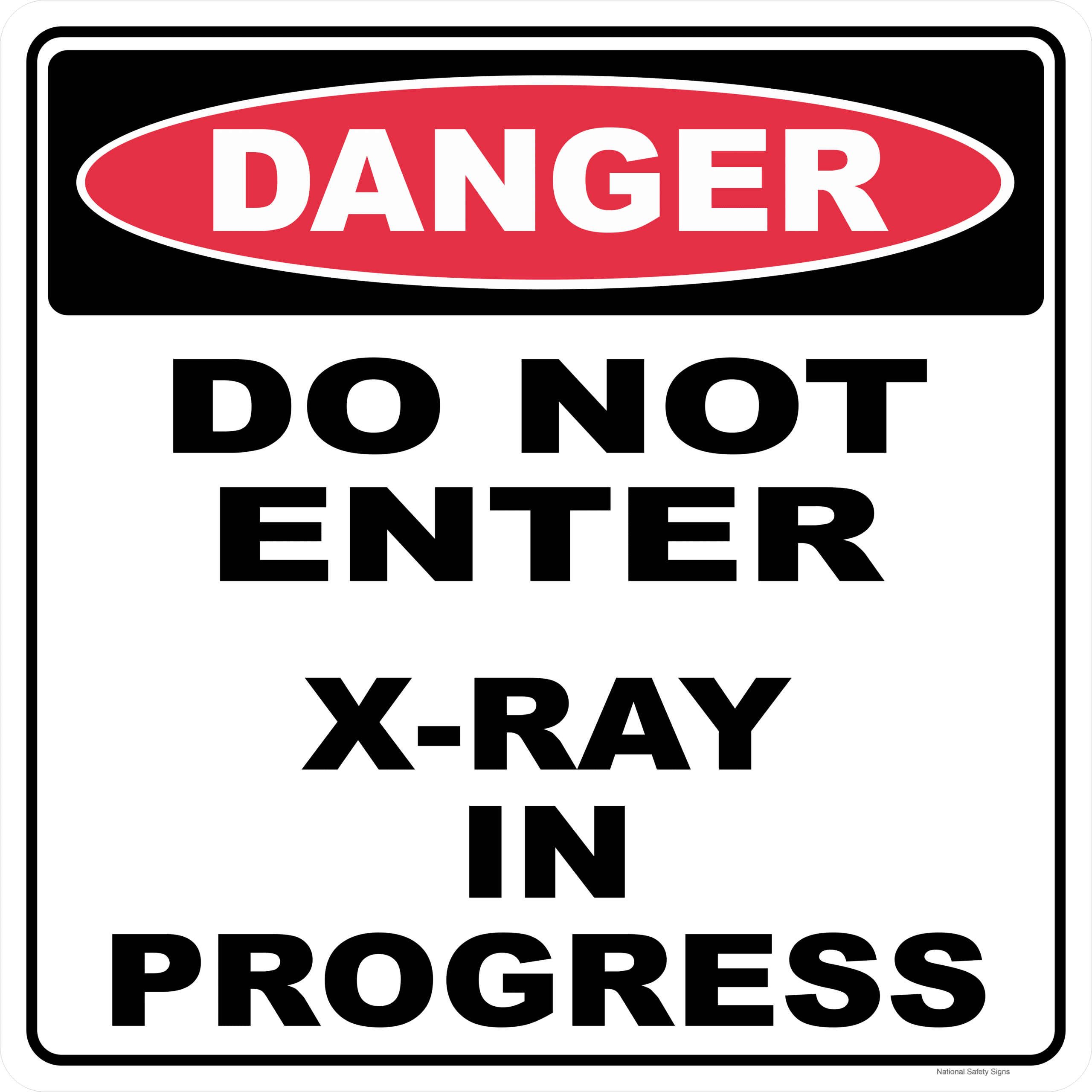 X-Ray in Progress Sign and Stand Combo A400309 - Image 2