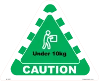 Caution Under 10kg IN16327 - 50 Pack