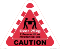 Caution Over 25kg IN16329