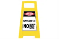 Flammable Gas Porta Sign PB66053