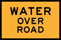 T2-13A Water Over Road Sign