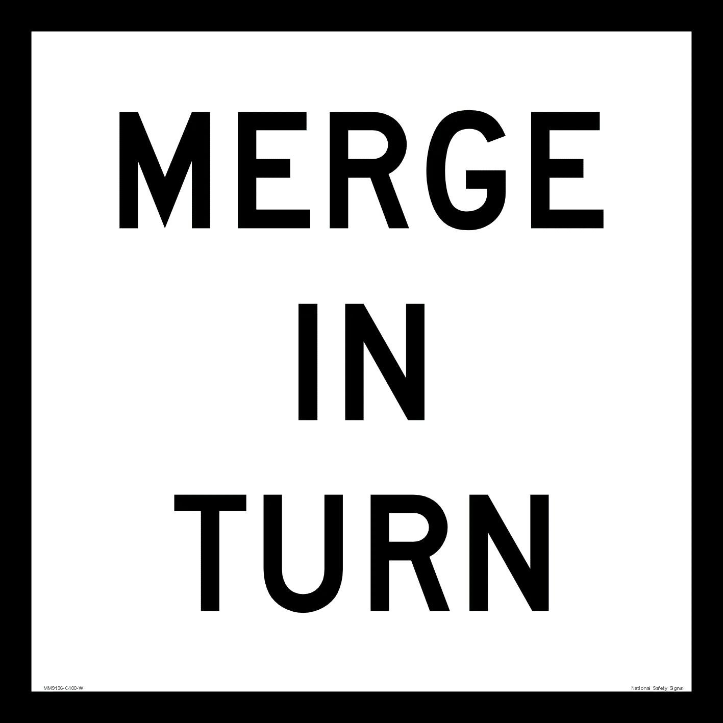 Multi Message Merge In Turn Sign MM9136