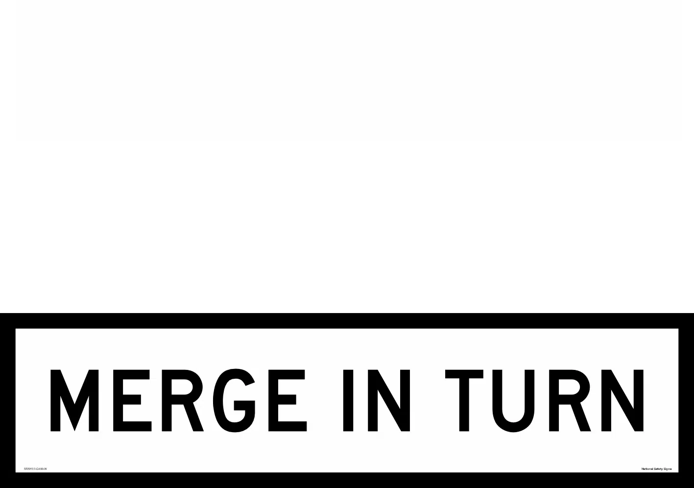 Multi Message Merge in Turn Sign 1200 x 300 MM9137