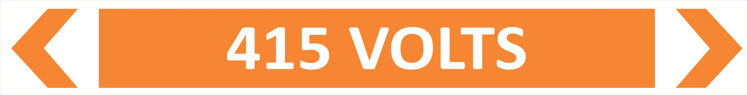 415 Volt Pipe Marker    PI 450908