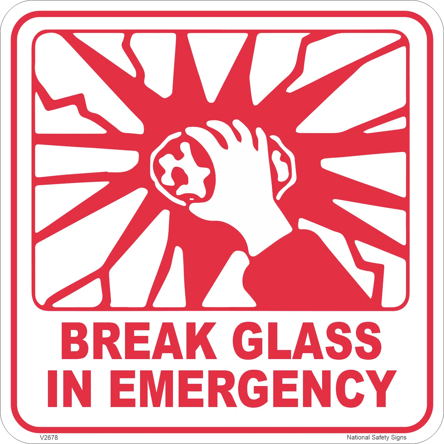 Break Glass (rock) in Emergency V2678