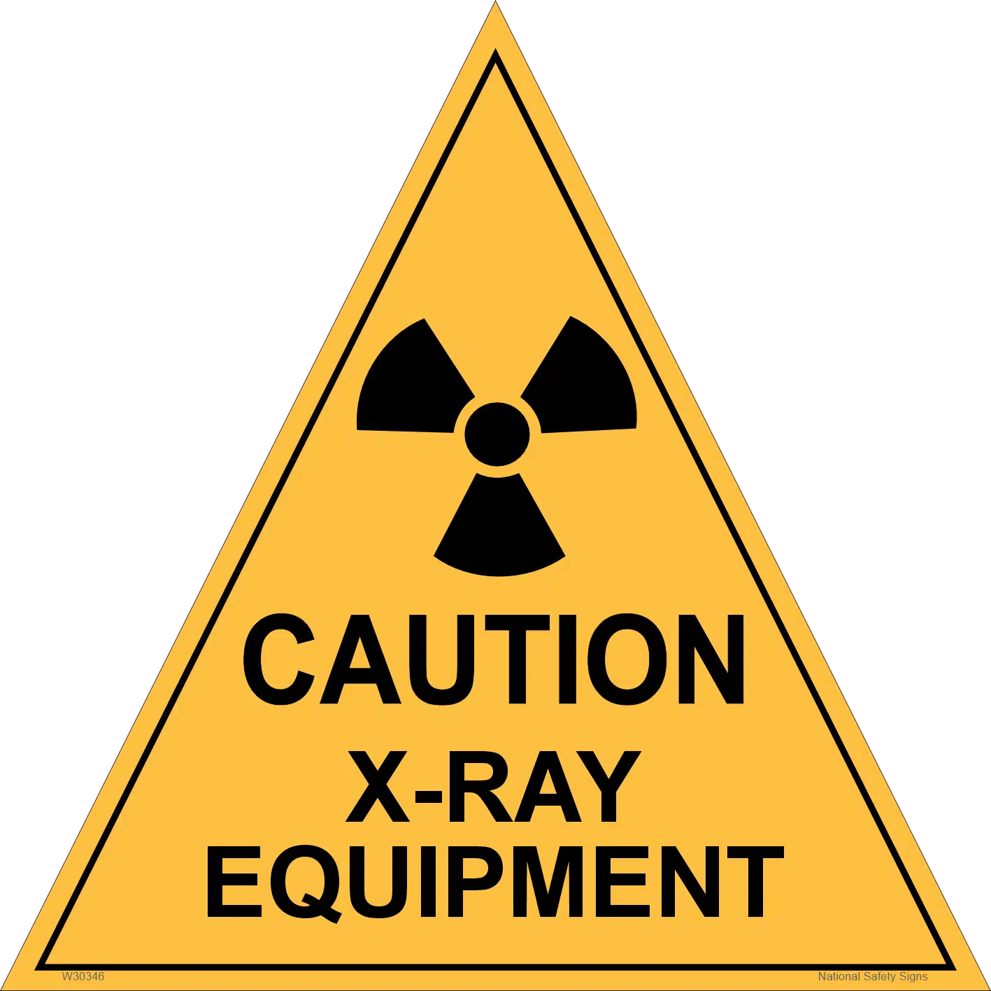 X-Ray Caution sign      W30346