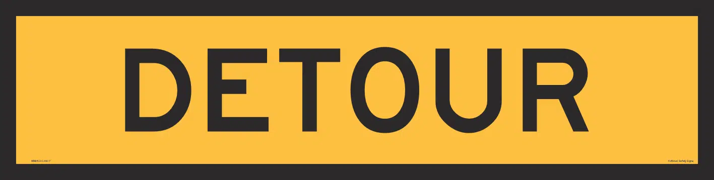 Multi Message Detour 1200 x 300  MM9154