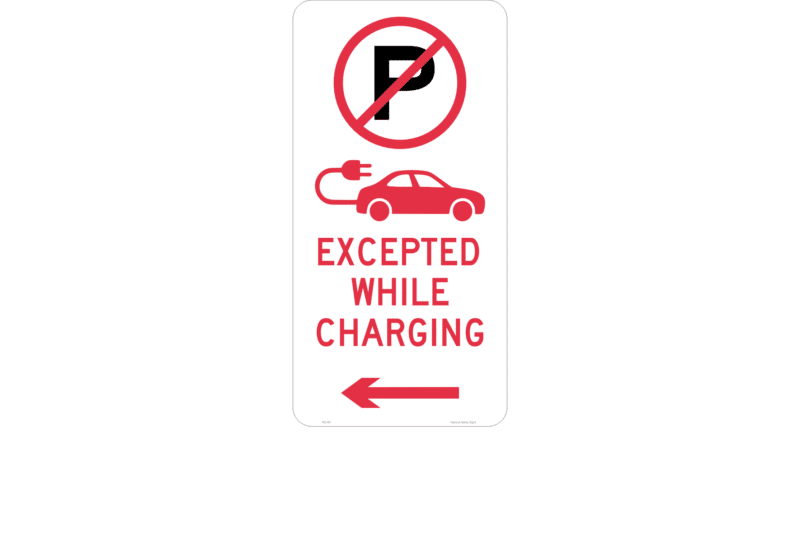 No Parking - Electric Vehicles Excepted NSW RD601 - Image 3