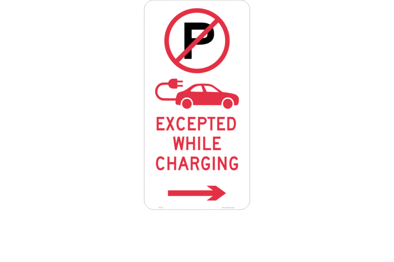 No Parking - Electric Vehicles Excepted NSW RD601 - Image 2