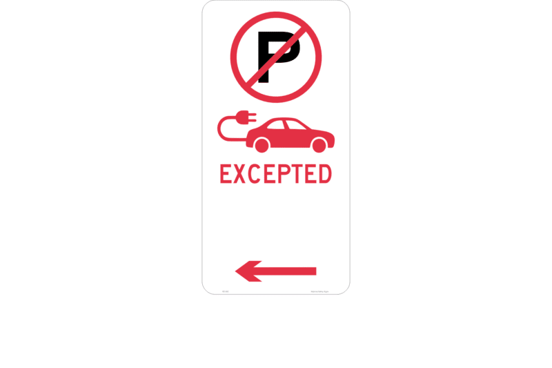 No Parking - Electric Vehicles Excepted NSW RD602 - Image 2