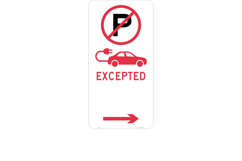 No Parking - Electric Vehicles Excepted NSW RD602 - Image 3