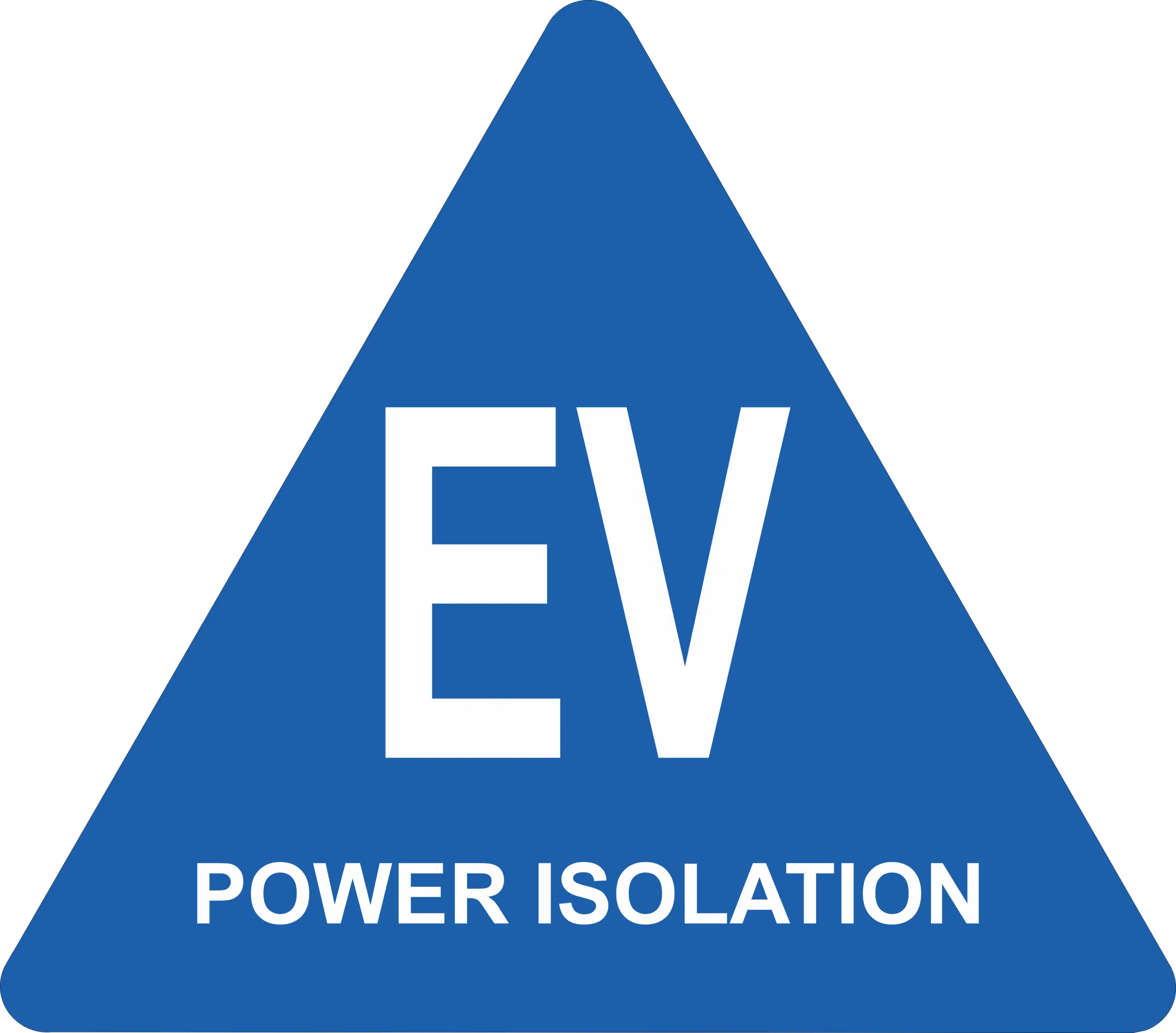 EV Power Isolation sign  RD603