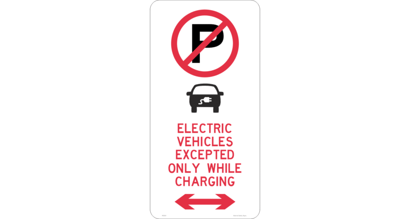 Electric Vehicles excepted only while charging - VIC  RD604