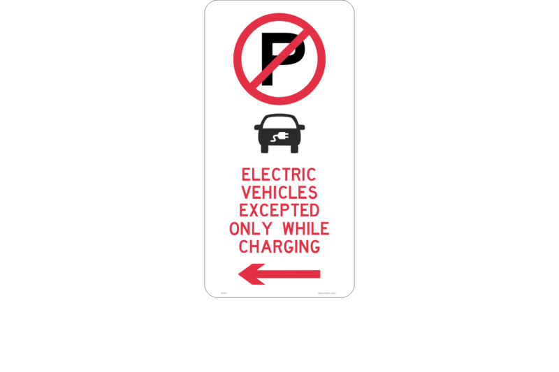 Electric Vehicles excepted only while charging - VIC  RD604 - Image 3