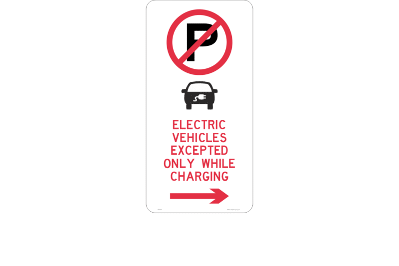 Electric Vehicles excepted only while charging - VIC  RD604 - Image 2