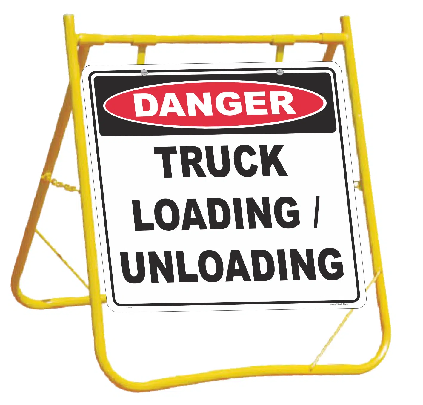 Truck Loading/Unloading Sign and Stand Combo A400326