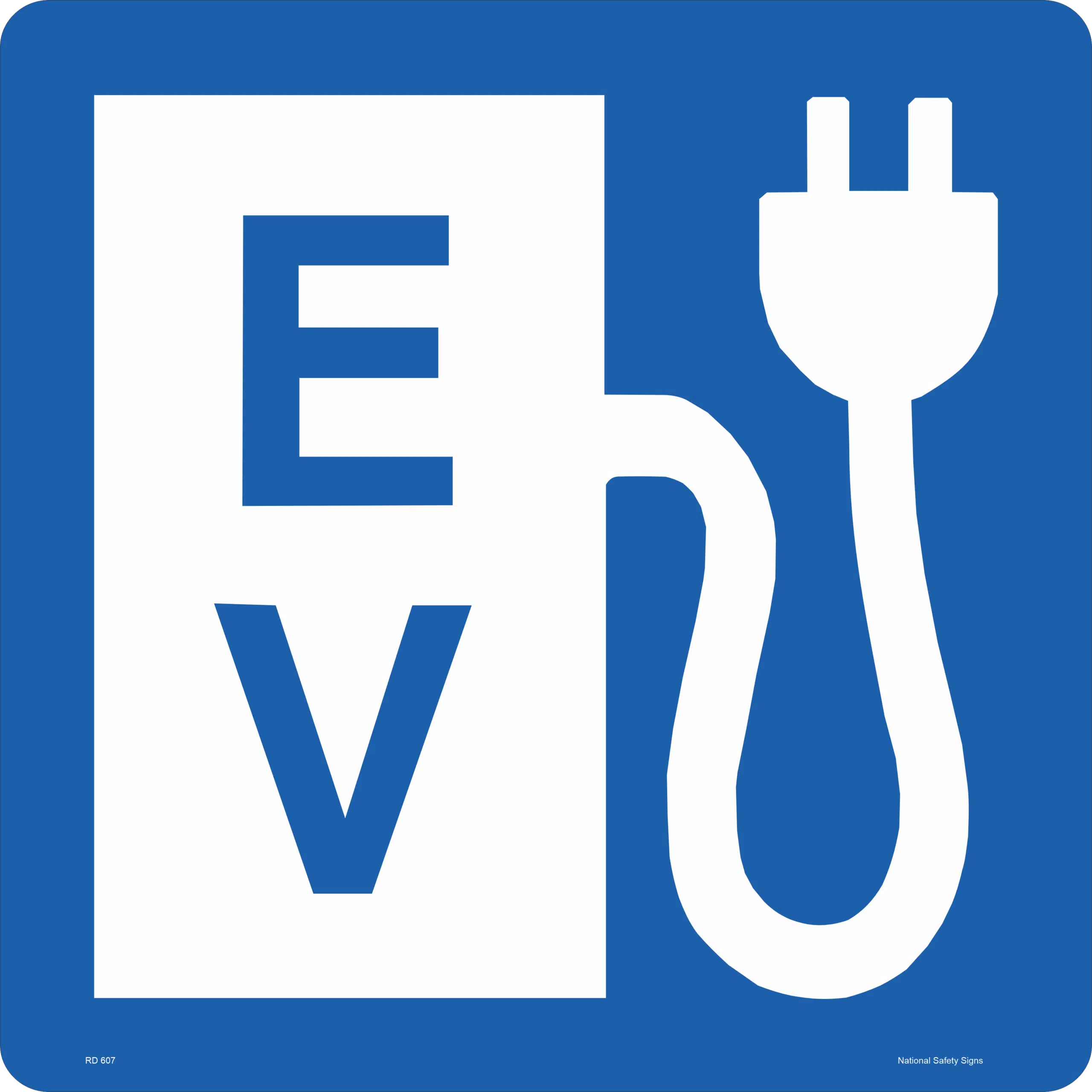 Electric Vehicle Placard NSW ACT  RD607