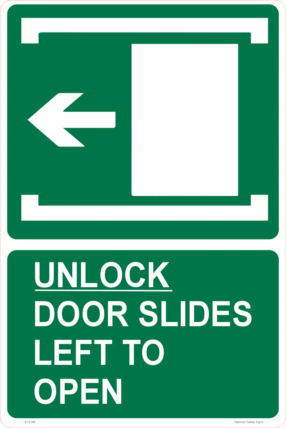 Door slides right/Left to Open  E12146 - Image 2