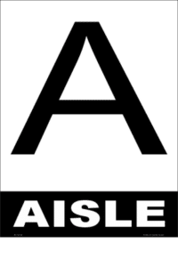 Warehouse Location Sign IN16338