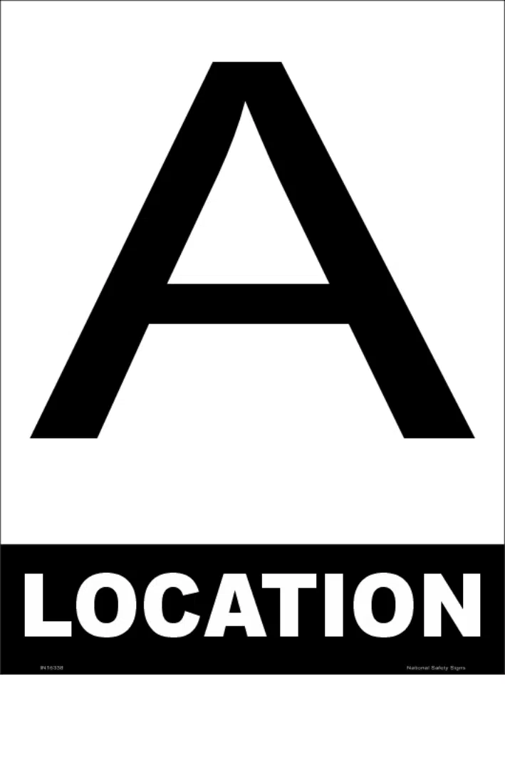 Warehouse Location Sign     IN16338 - Image 3