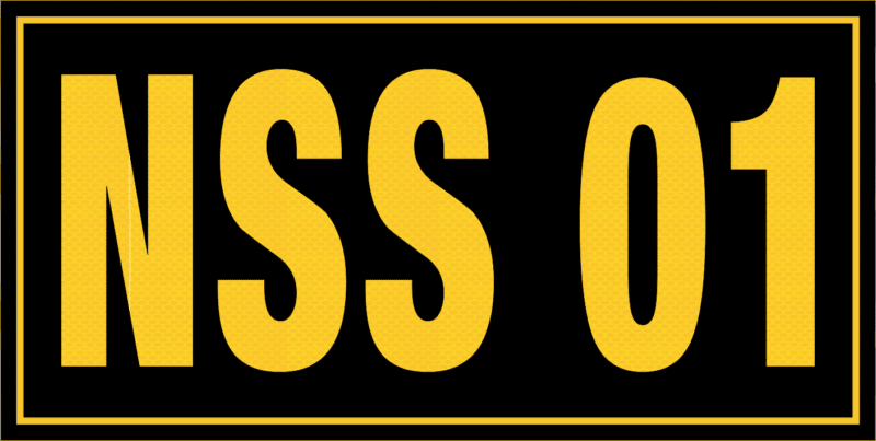 Small Contractor Vehicle Identification w/- Border V2681 - Image 3