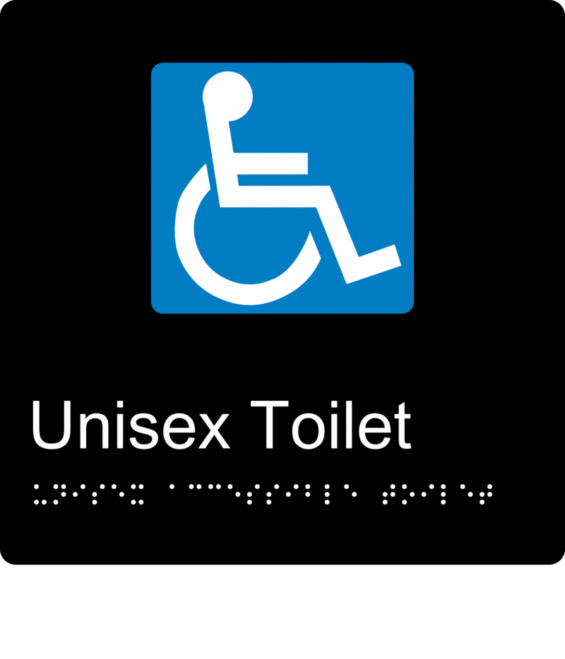Disabled Toilet BT05 Braille Sign - Image 2