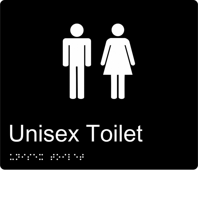 Unisex Toilet BT06 Braille Sign - Image 2