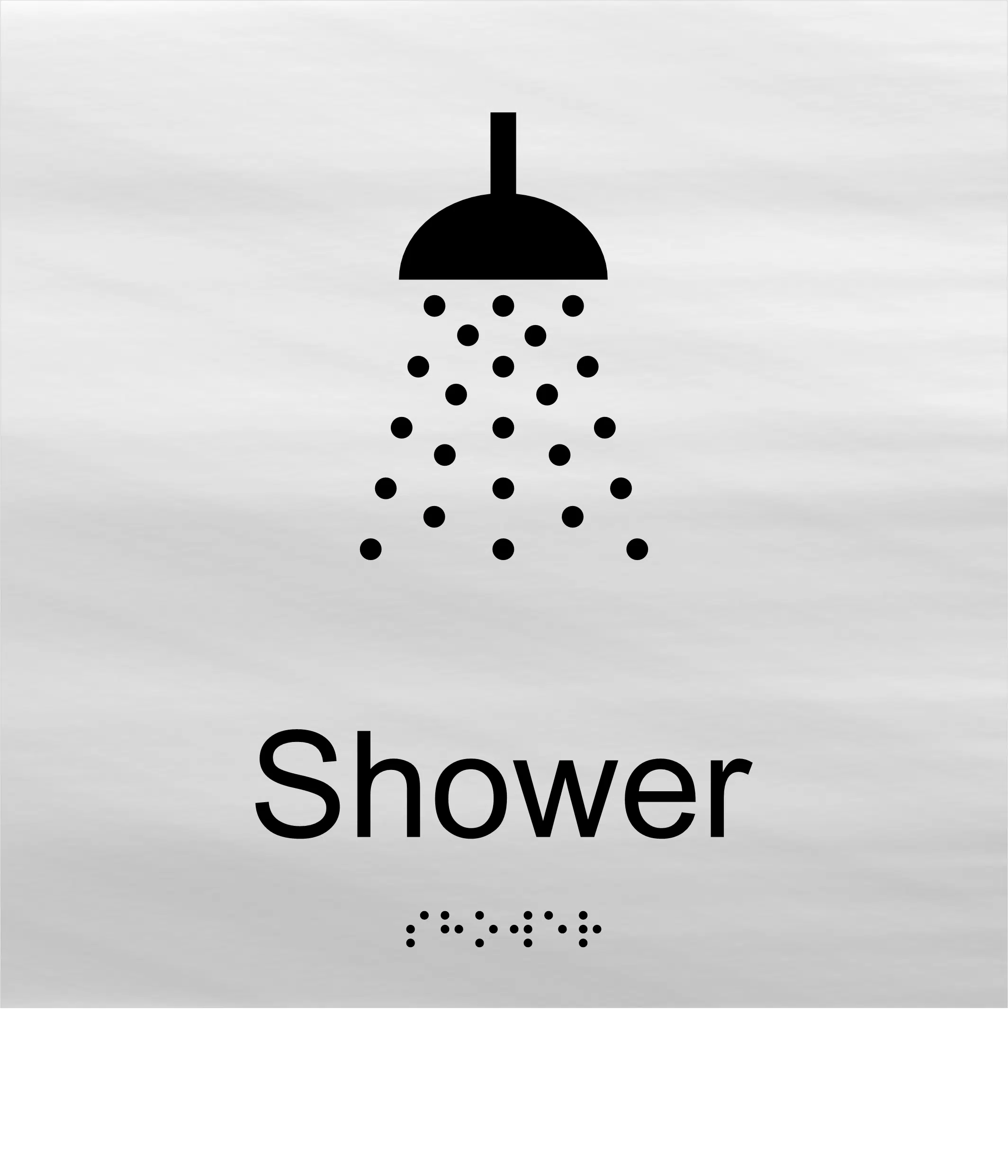 Shower BT07 Braille Sign - Image 3