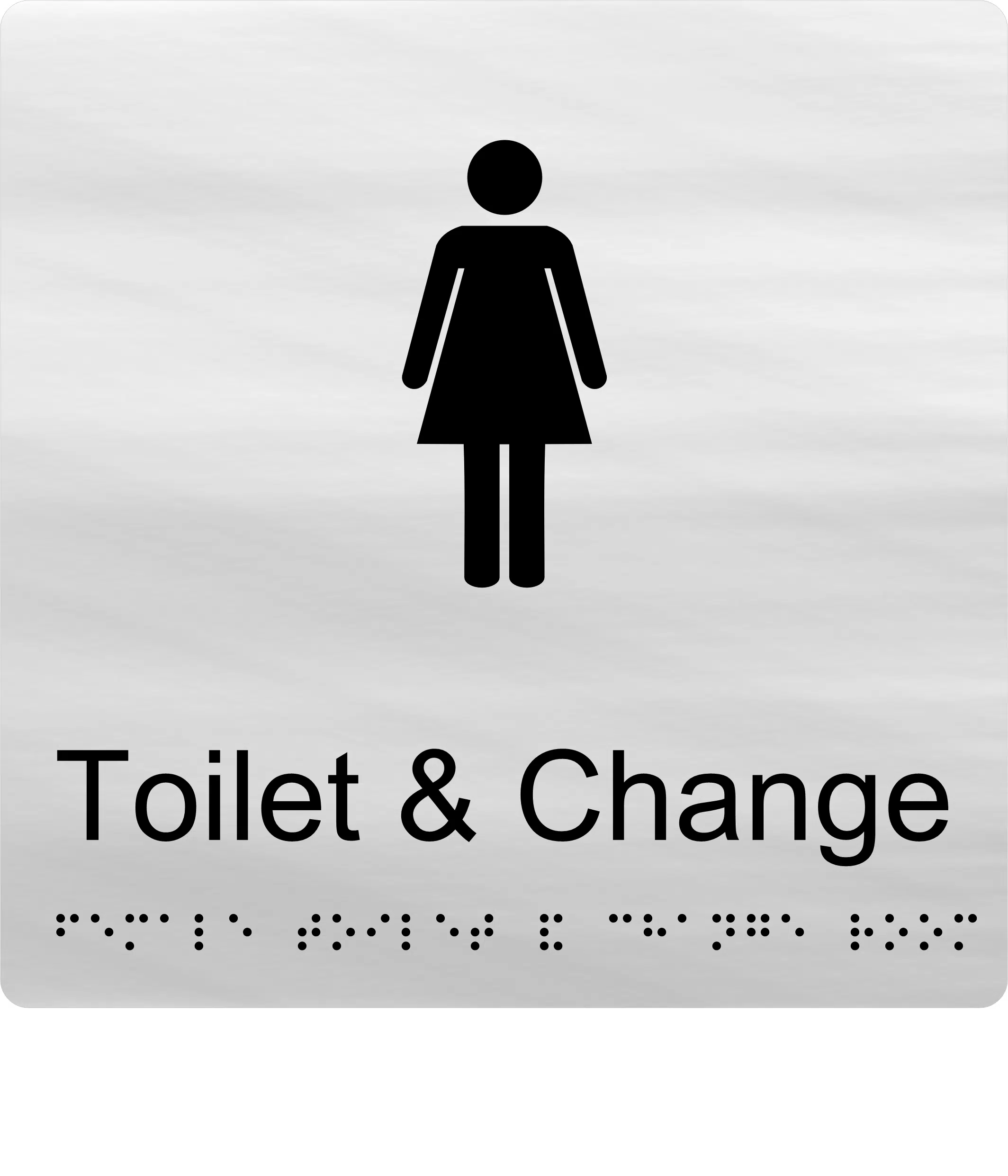 Female Toilet and Change Room BT23 Braille Sign - Image 3