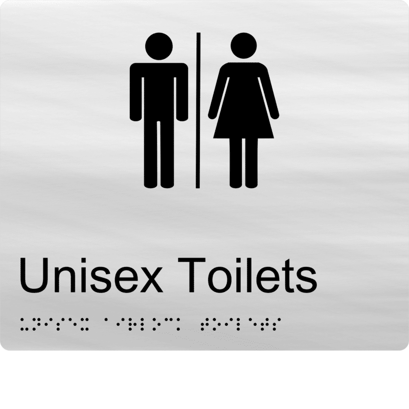 Unisex Air Lock Toilet BT30 Braille Sign - Image 3