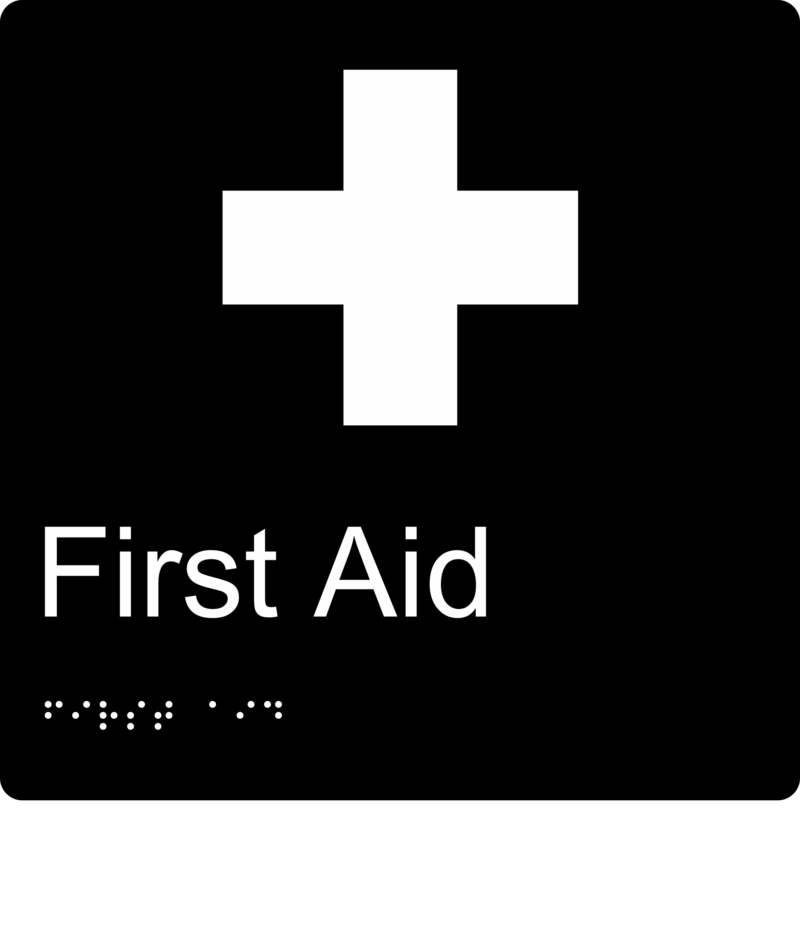 First Aid BT34 Braille Sign - Image 2