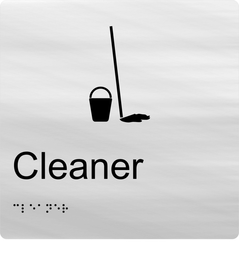 Cleaner BT35 Braille Sign - Image 3