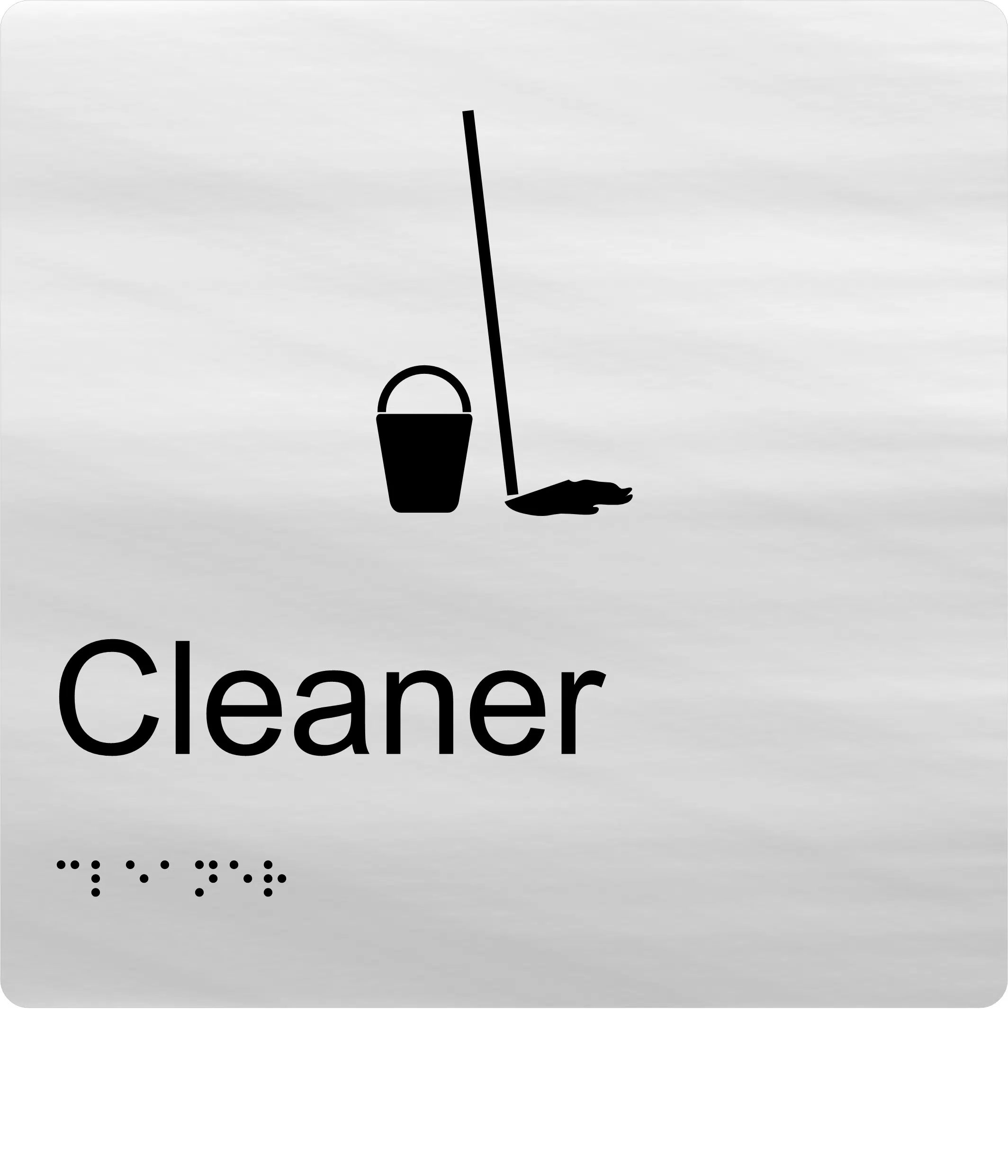 Cleaner BT35 Braille Sign - Image 3