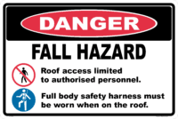 Fall Hazard     D10391