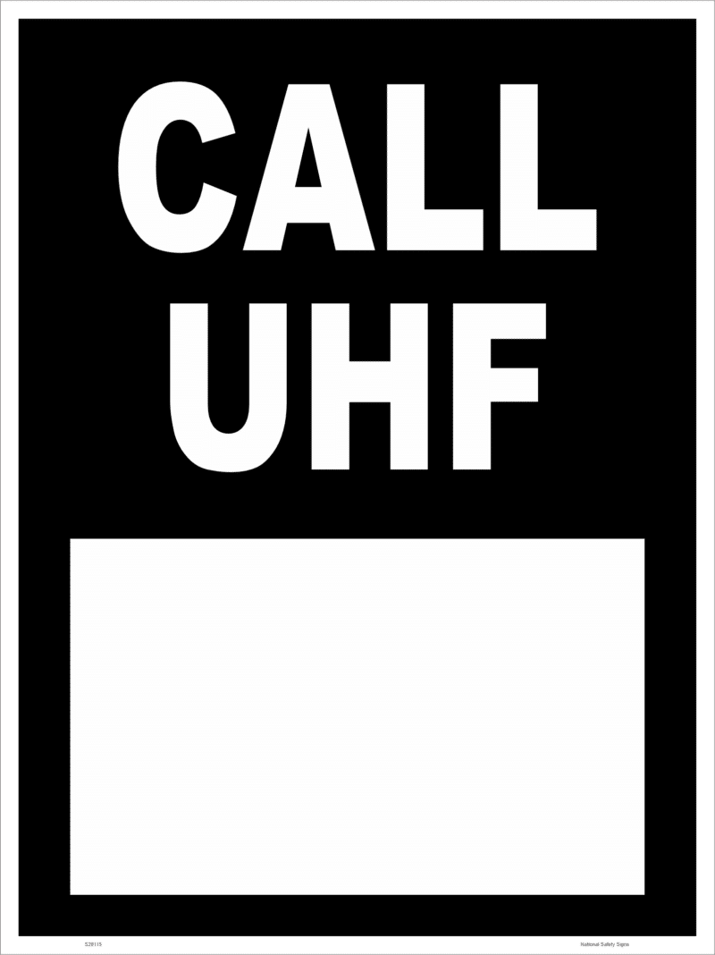 Call UHF sign    S28115