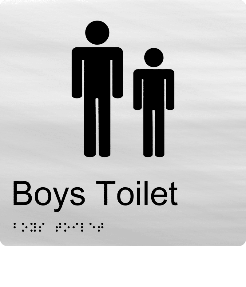 Boys Toilet Braille Sign BT55 - Image 3