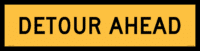 Multi Message Sign Detour Ahead 1200x300  MM9163