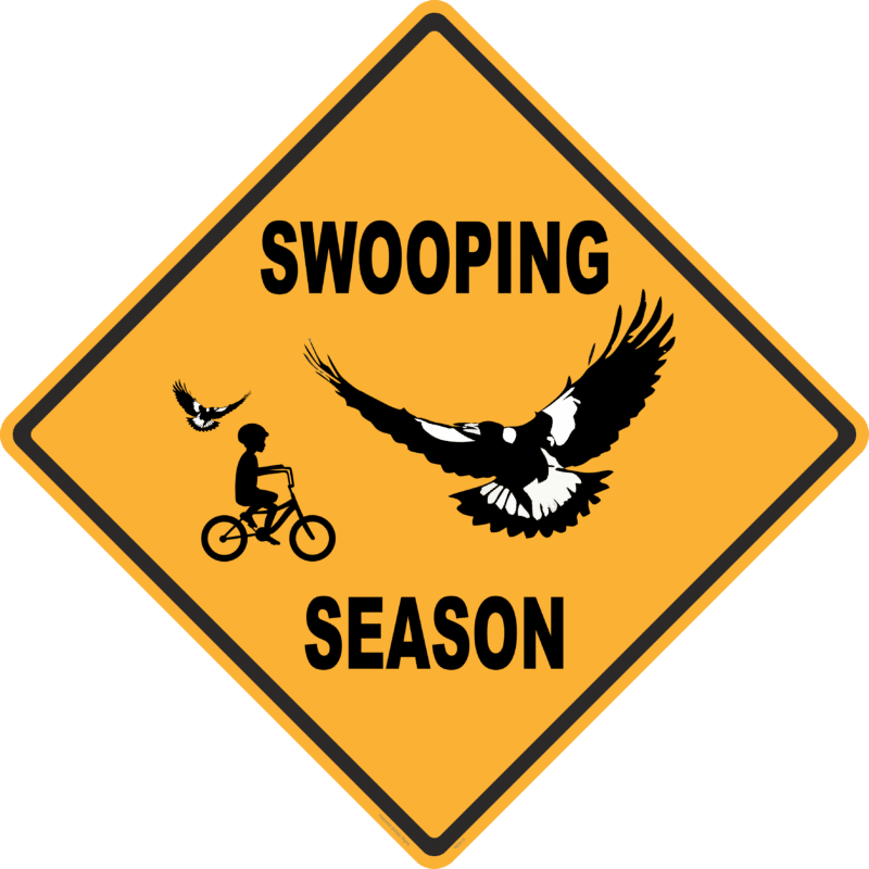 Magpie Warning sign RD615