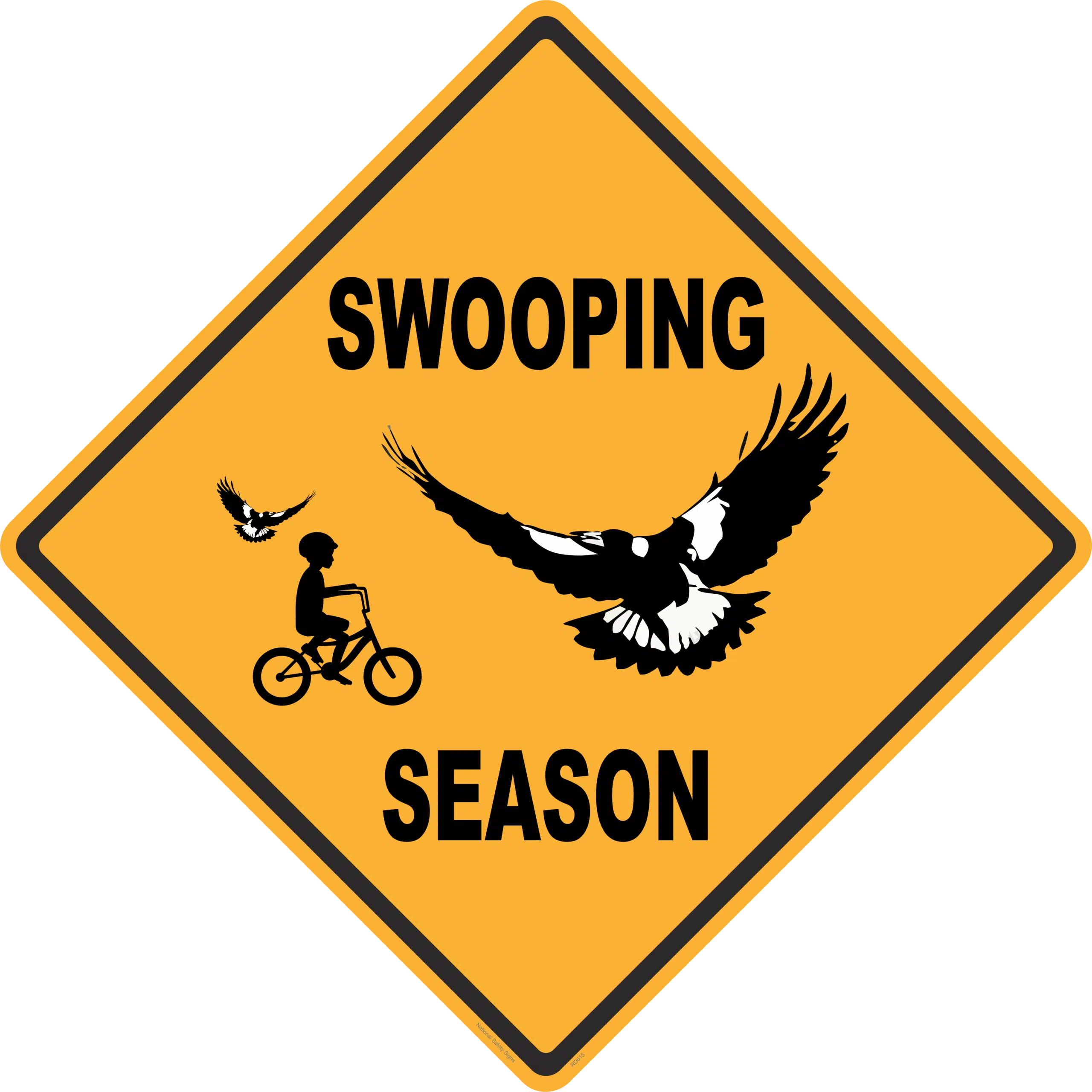 Magpie Warning sign RD615