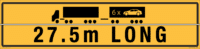 WA 27.5m Long Vehicle Hinged Sign  T2759