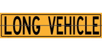 Long Vehicle Hinged Sign  T2761