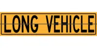 Long Vehicle Hinged Sign  T2761